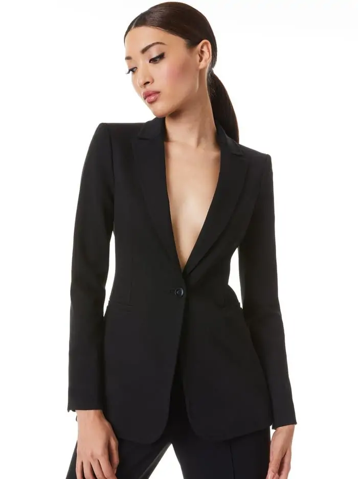 BREANN LONG FITTED BLAZER